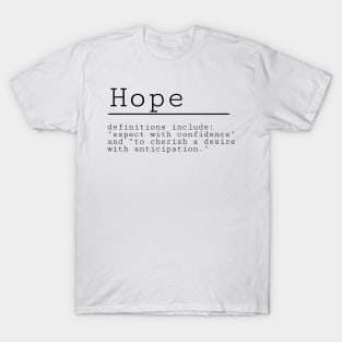 aesthetics, infinity, art, flowers, butterfly, statue, quote, romantic, hope definition T-Shirt